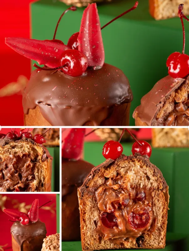 Mini panetone com cereja da Casa Petri